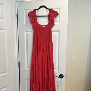 Max Studio Vibrant Red Maxi Dress